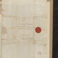 Lettre de Joseph Sacco ministre de Parme à Robert-Martin Le Suire secrétaire de Son Altesse Royale, folio 10_droite