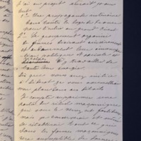 p. 3/4 - Lettre du 15 avril 1906 de Madeleine Pelletier à Caroline Kauffmann