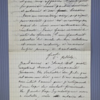 p. 2/3 - Lettre du 26 octobre 1906 de Madeleine Pelletier à Caroline Kauffmann
