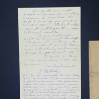 p. 2/2 - Lettre du 6 août 1928 de Madeleine Pelletier à Caroline Kauffmann