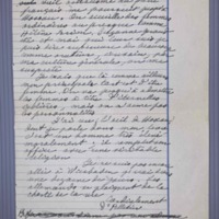 p. 2/3 - Lettre du 1er août 19xx (?) de Madeleine Pelletier à Caroline Kauffmann