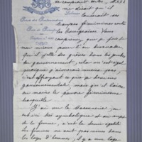 p. 9/10 - Lettre du vendredi 2 (?) décembre 1910 (?) de Madeleine Pelletier à Caroline Kauffmann