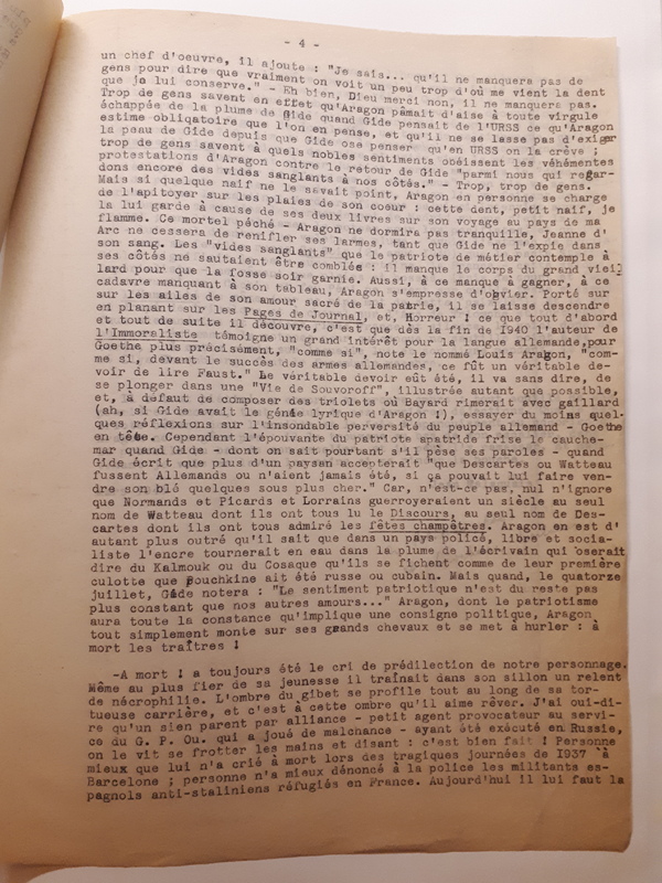 Le Nommé Louis Aragon ou le patriote professionnel, 1945 Le Nommé Louis Aragon ou le patriote professionnel, 1945