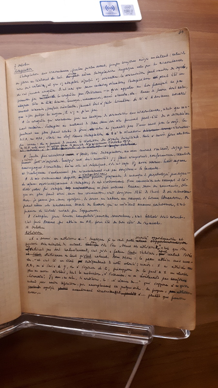 Brouillon - <em>Journal du métèque</em> Brouillon - <em>Journal du métèque</em>