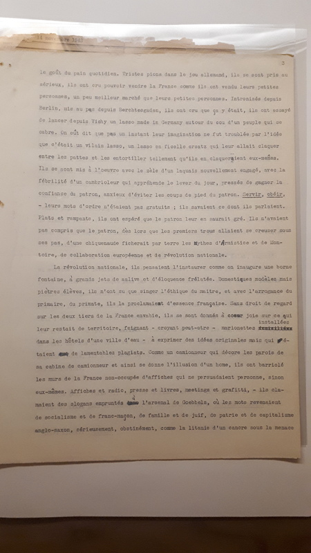 Feu l'Armistice, 1943 Feu l'Armistice, 1943