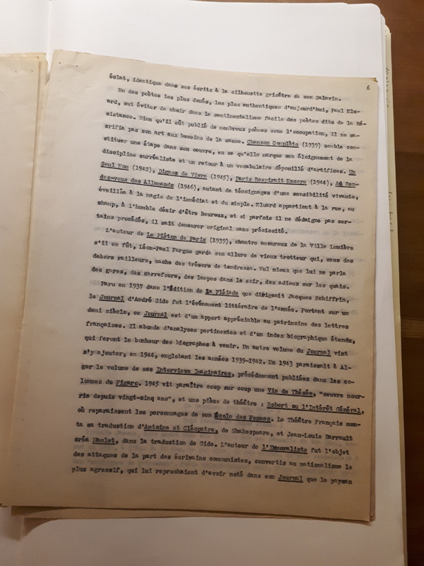 La Littérature française de 1937 à 1946 (1947) La Littérature française de 1937 à 1946 (1947)