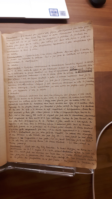 Brouillon - <em>Journal du métèque</em> Brouillon - <em>Journal du métèque</em>