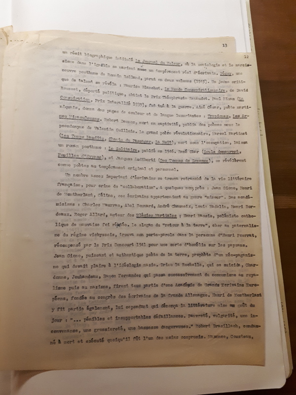 La Littérature française de 1937 à 1946 (1947) La Littérature française de 1937 à 1946 (1947)
