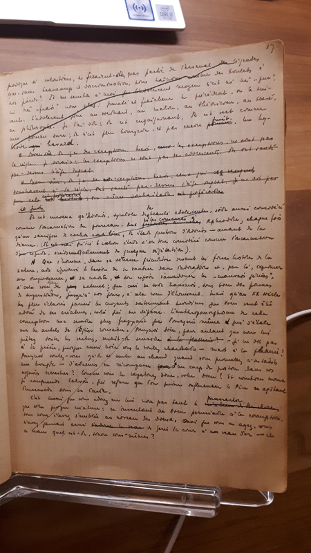 Brouillon - <em>Journal du métèque</em> Brouillon - <em>Journal du métèque</em>