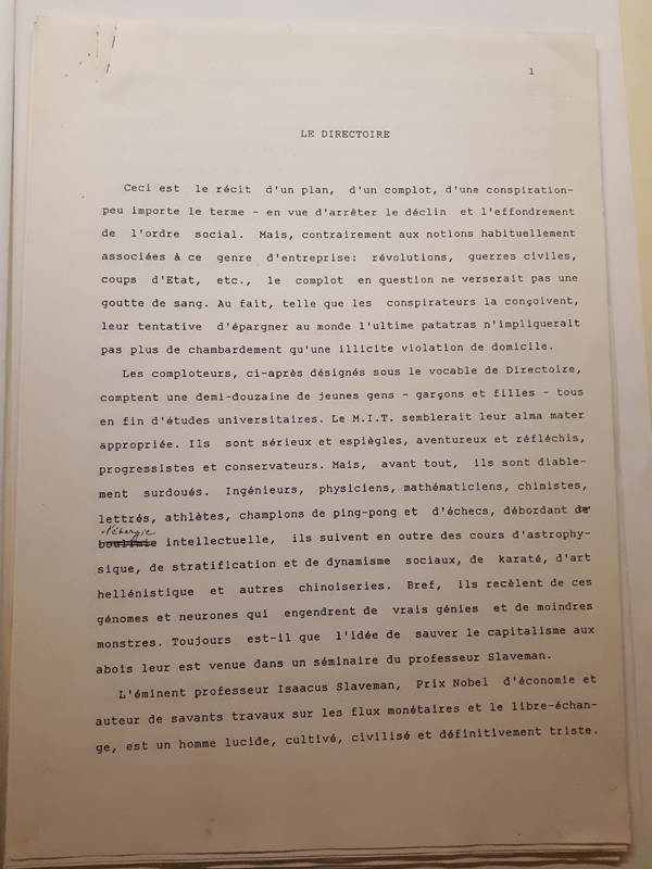 Le Directoire (Sans date) Le Directoire (Sans date)