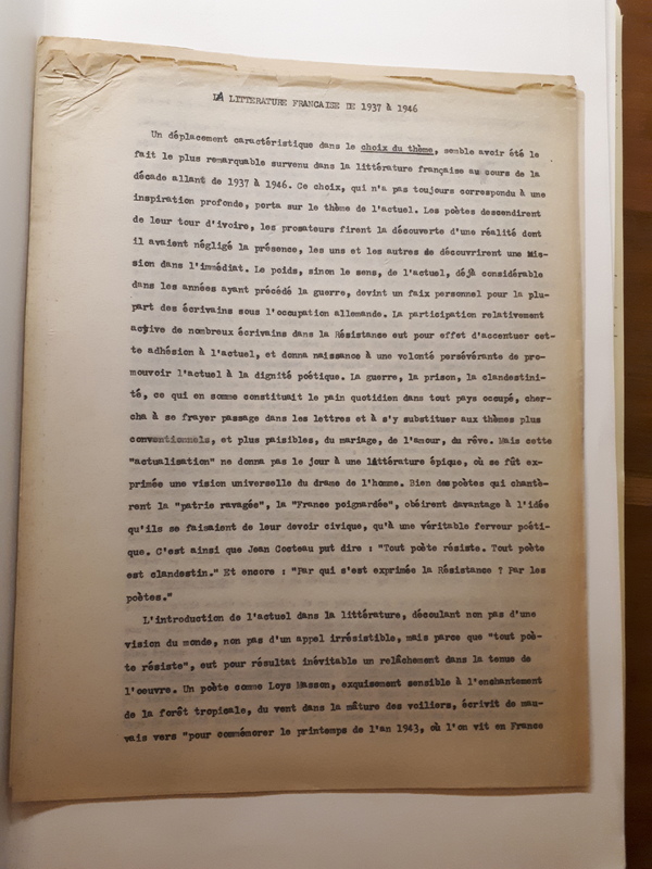 La Littérature française de 1937 à 1946 (1947) La Littérature française de 1937 à 1946 (1947)