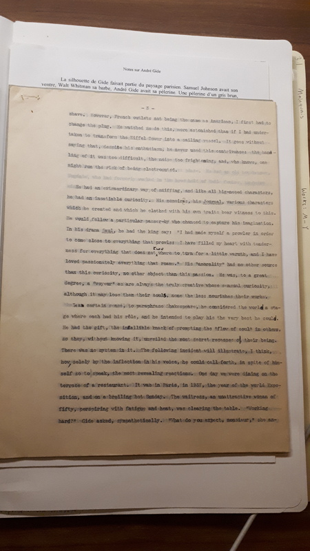 Notes sur André Gide