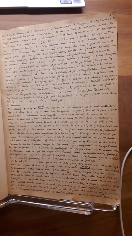 Brouillon - <em>Journal du métèque</em> Brouillon - <em>Journal du métèque</em>