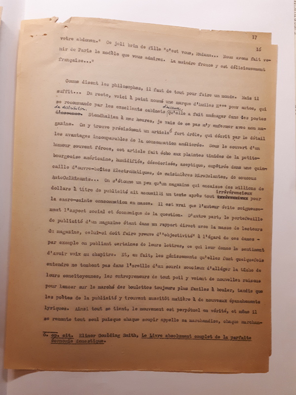 Lyrisme, existence et publicité (1956) Lyrisme, existence et publicité (1956)
