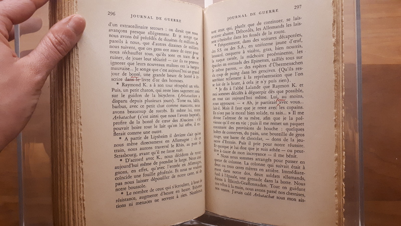 <em>Journal de guerre</em> (version 1944) <em>Journal de guerre</em> (version 1944)