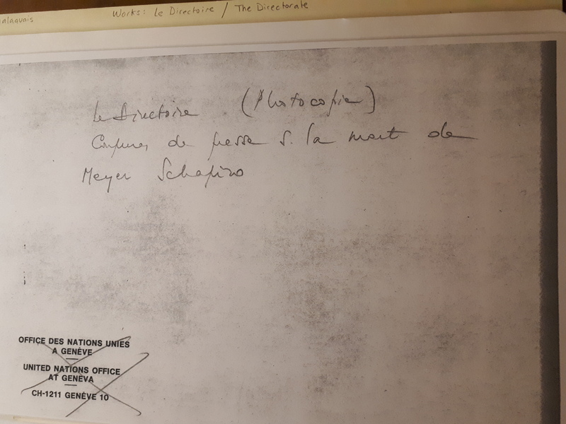Le Directoire (Sans date)