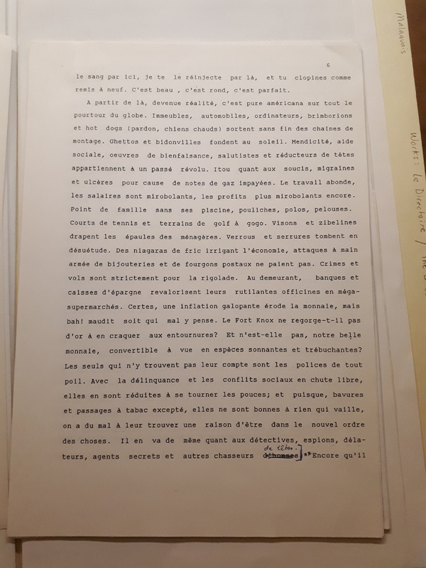 Le Directoire (Sans date)