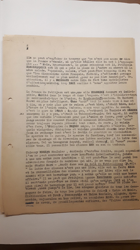 « A. M. Petitjean », Clef (Paris), 1939.