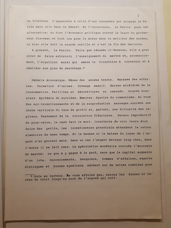 Le Directoire (Sans date)