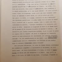 Tapuscrit de la présentation de <em>Joseph Frank, Dostoïevski, les germes de la révolte, 1821-1849&nbsp;</em>(1981)