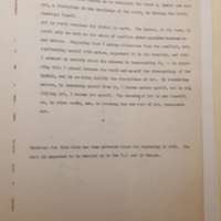 Essay on the Nature and the Becoming of Art, sans date