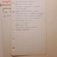 Sable / La Fin des haricots - Tapuscrit