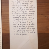 Sable / La Fin des haricots - Tapuscrit