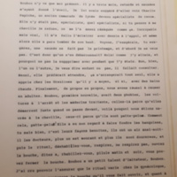 Sable / La Fin des haricots - Tapuscrit