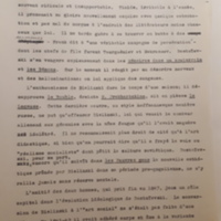 Tapuscrit de la présentation de <em>Joseph Frank, Dostoïevski, les germes de la révolte, 1821-1849&nbsp;</em>(1981)