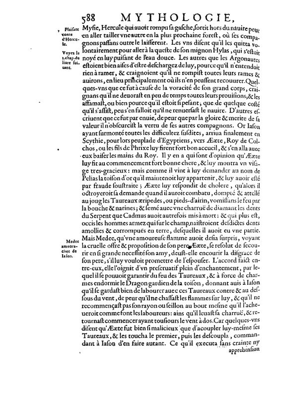 Mythologie, Paris, 1627 - VI, 9 : De Jason, p. 588