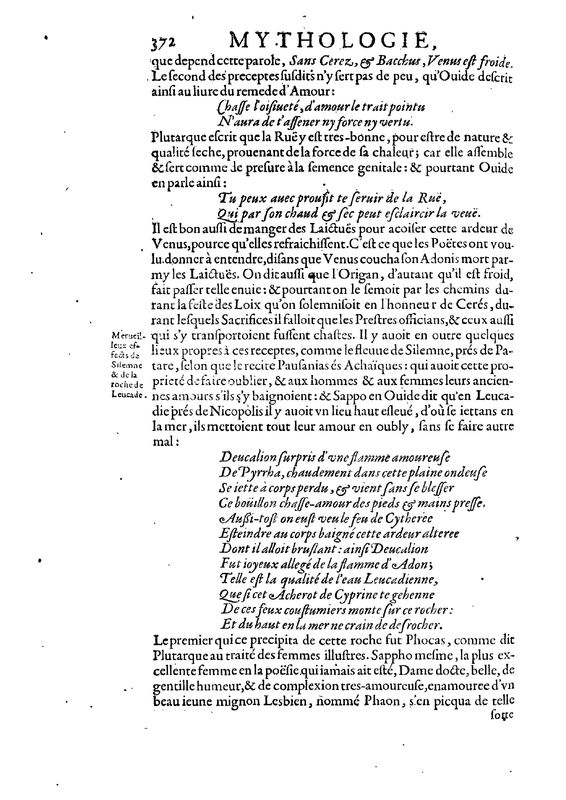 Mythologie, Paris, 1627 - IV, 14 : De Venus, p. 372