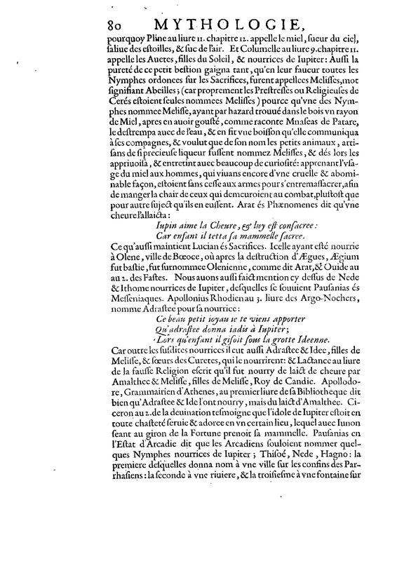 Mythologie, Paris, 1627 - II, 2 : De Jupiter, p. 80