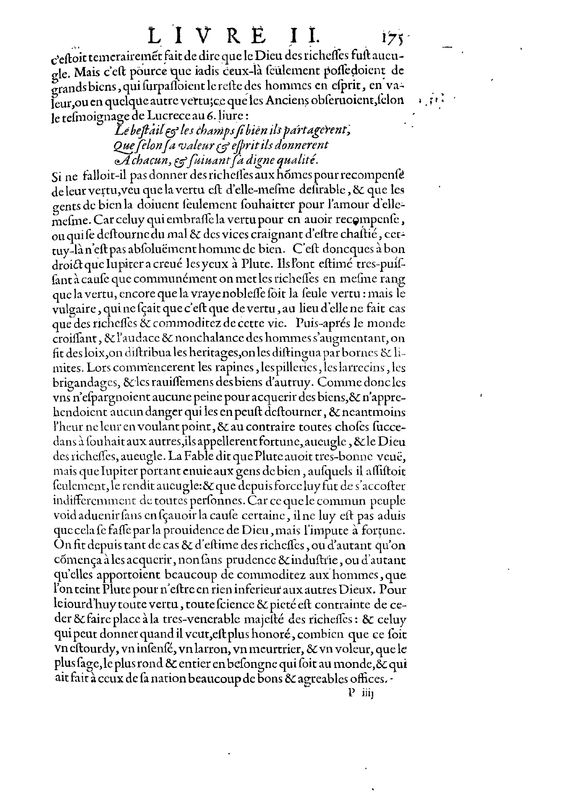 Mythologie, Paris, 1627 - II, 11 : De Plute, p. 175