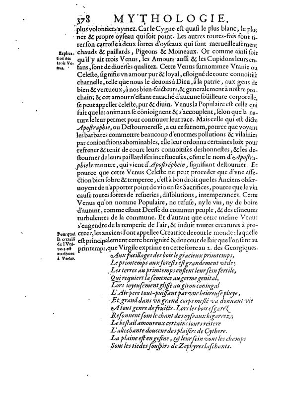 Mythologie, Paris, 1627 - IV, 14 : De Venus, p. 378