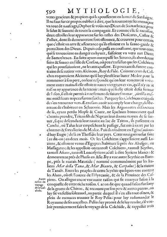 Mythologie, Paris, 1627 - VI, 9 : De Jason, p. 590