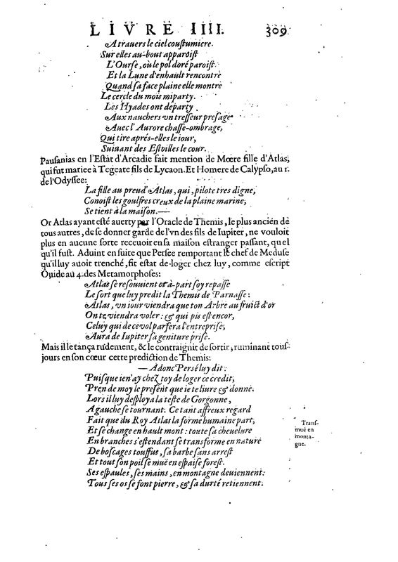 Mythologie, Paris, 1627 - IV, 8 : D’Atlas, p. 309