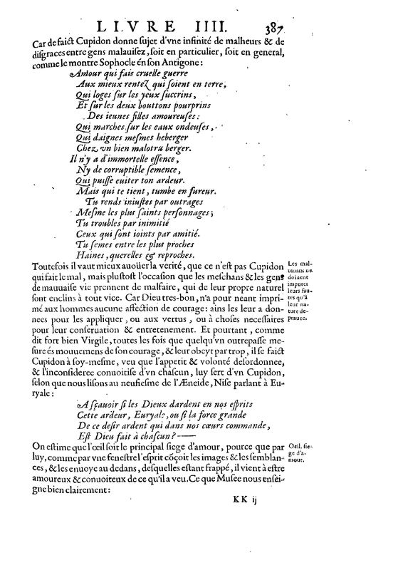 Mythologie, Paris, 1627 - IV, 15 : De Cupidon, p. 387