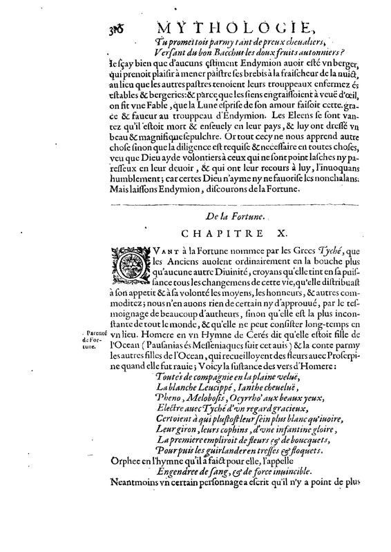 Mythologie, Paris, 1627 - IV, 10 : De Fortune, p. 316