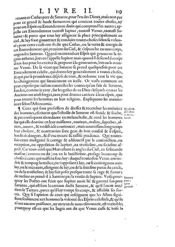 Mythologie, Paris, 1627 - II, 3 : De Saturne, p. 119