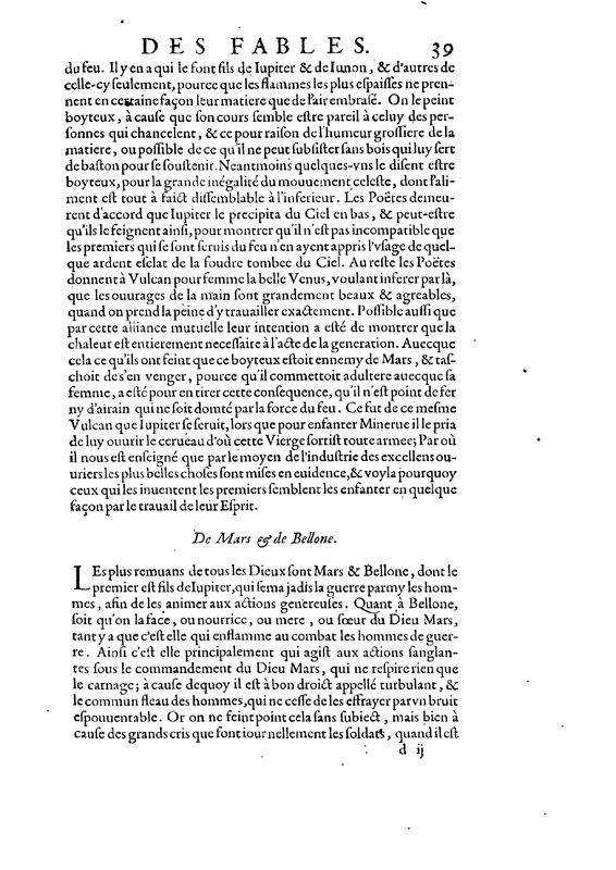 Mythologie, Paris, 1627 - Recherches : Explication physique et morale des principales allégories des poètes, p. 39