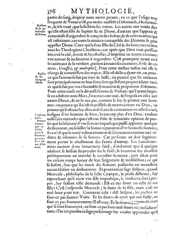 Mythologie, Paris, 1627 - IV, 14 : De Venus, p. 376