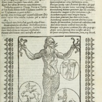 Mythologia, Padoue, 1616 - 79 : Horus se bat contre Typhon métamorphosé en crocodile en médaillon