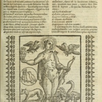 Mythologia, Padoue, 1616 - 39 : Apollon entouré d’animaux et tenant les Grâces en main