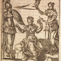 Mythologie, Lyon, 1612 - Vénus victorieuse ; Vénus aux fleurs de pavot et à la pomme ; Vénus armée