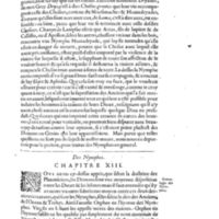 Mythologie, Paris, 1627 - V, 12 : Des Oreades, p. 455
