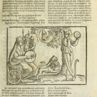 Mythologia, Padoue, 1616 - 08 : Rhéa sur son char