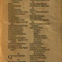 Mythologia, Francfort, 1581 - Catalogus nominum variorum scriptorum, et operum, quorum sententiae vel verba in his Mythologicis citantur, 7r°