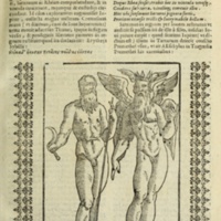 Mythologia, Padoue, 1616 - 11 : Saturne aux pieds entravés par un fil de laine et le Temps