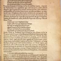 Mythologie, Lyon, 1612 - IX, 8 : Des Cyclopes, p. [1025]