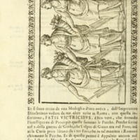 Nove Imagini, Padoue, 1615 - Annot. 19 : Les Parques aux timons et aux cornes d'abondance